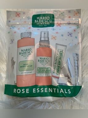 MARIO BADESCU (3) piece Rose Essentials skin Care set NIB (unopened)